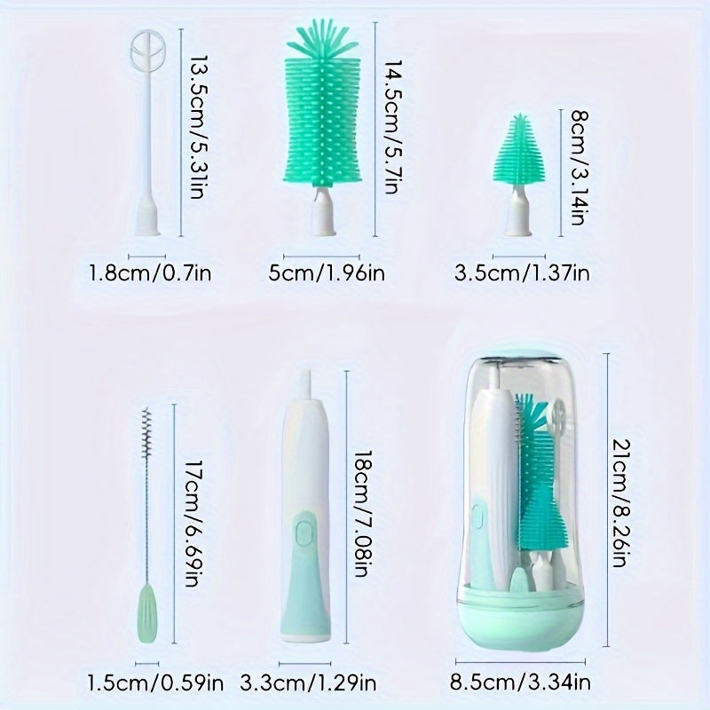 Electric Bottle Brush Set