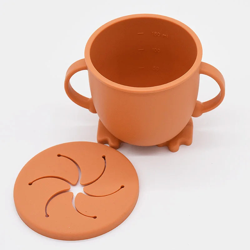 Spill Proof Silicone Snack Cup