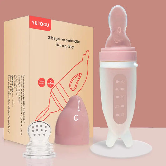 Baby Feeding Spoon w/ Bottle