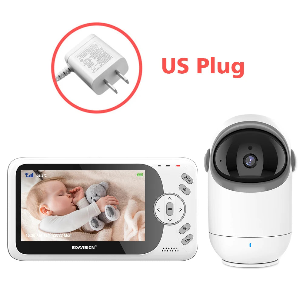 Video Baby Monitor With Pan Tilt Camera