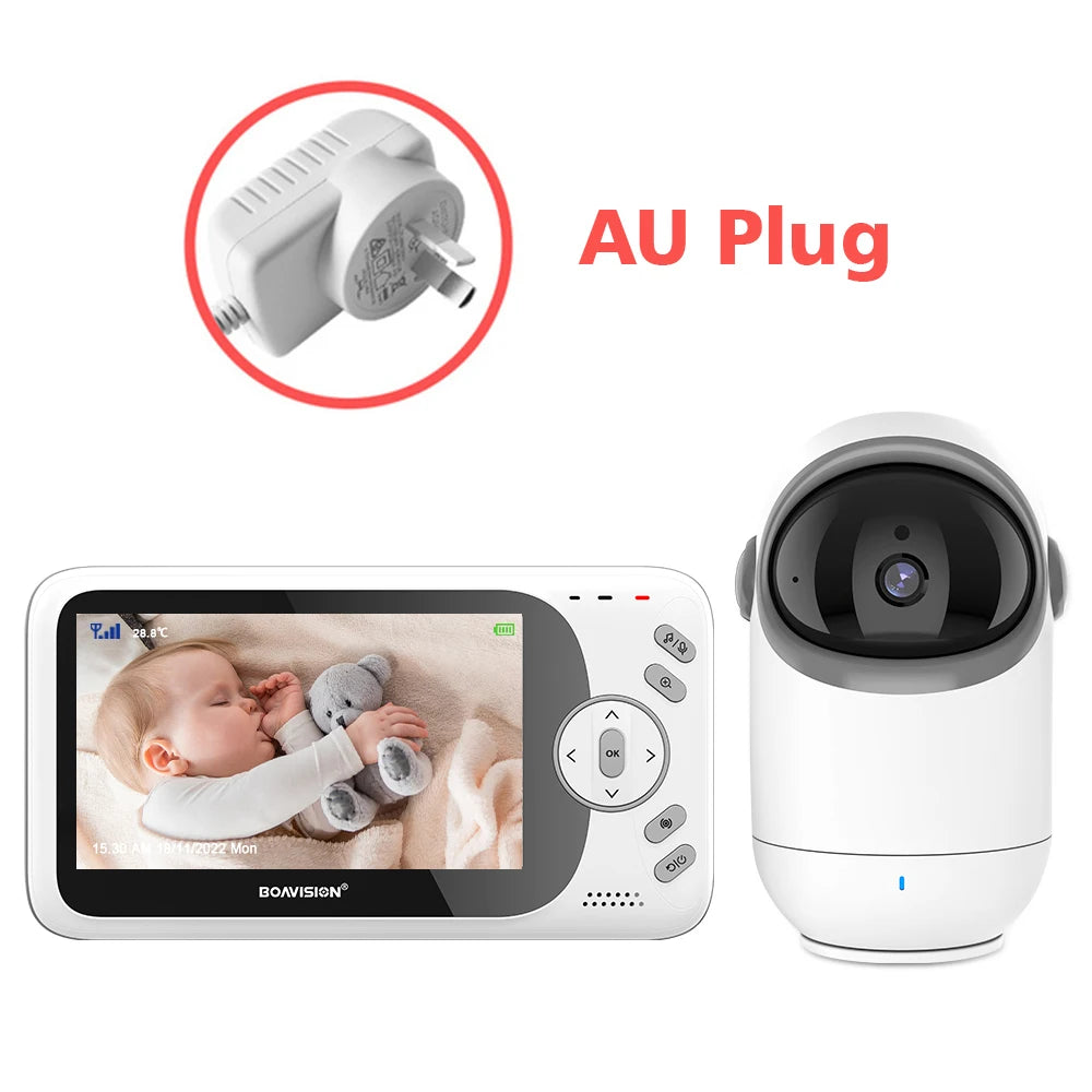 Video Baby Monitor With Pan Tilt Camera