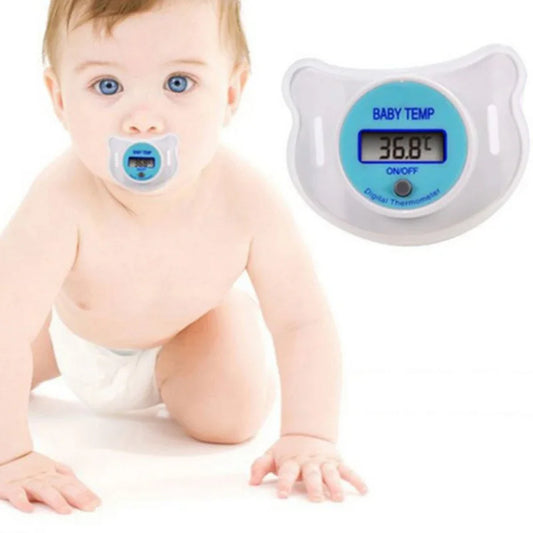 Infants Baby Digital Thermal Temperature Pacifier W/ Mouth Alarm