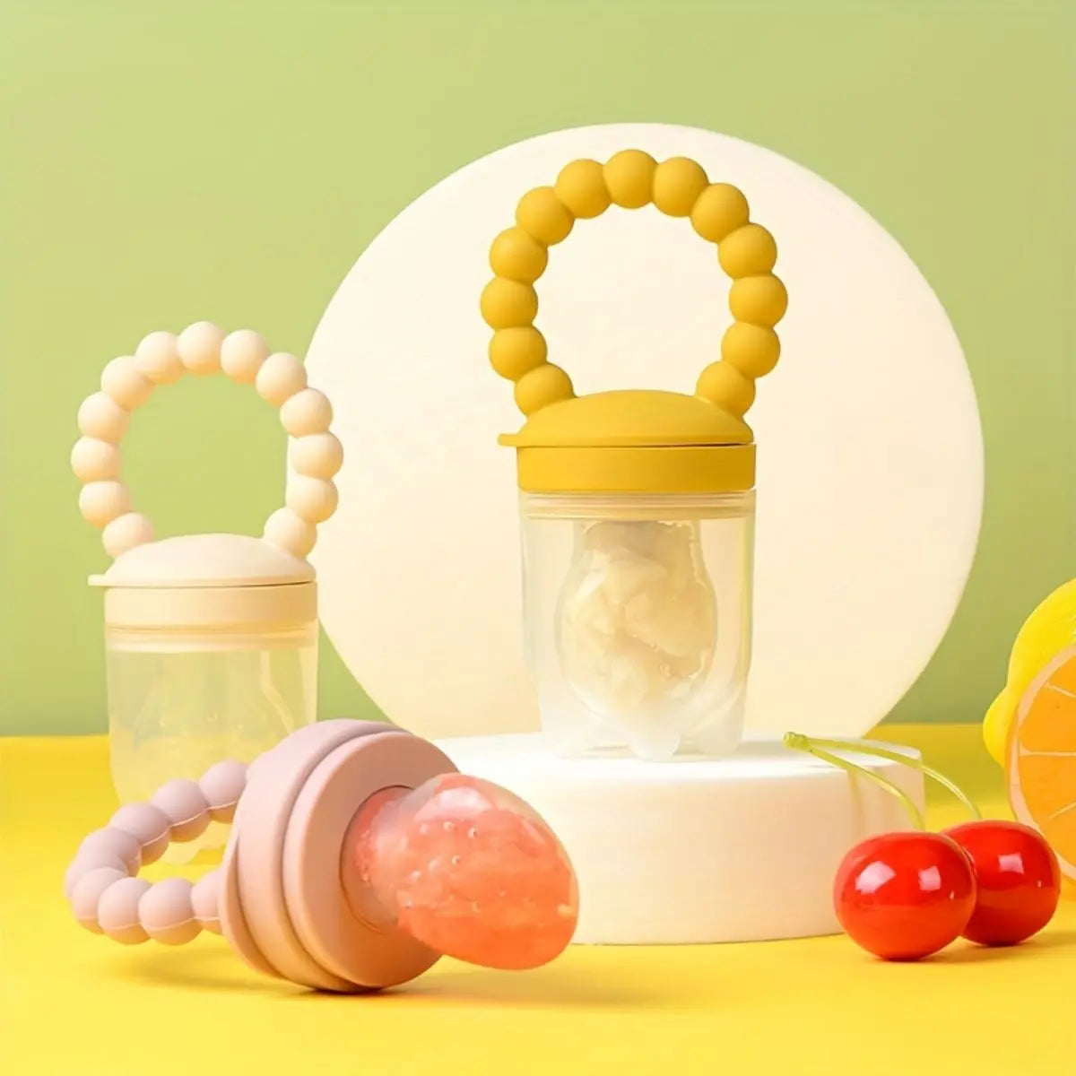 Children's Silicone Fruit & Vegetable Feeder (3pcs)