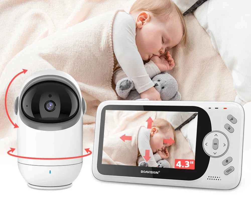 Video Baby Monitor With Pan Tilt Camera